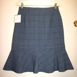 Plaid Flared Bottom Summer Fun Skirt